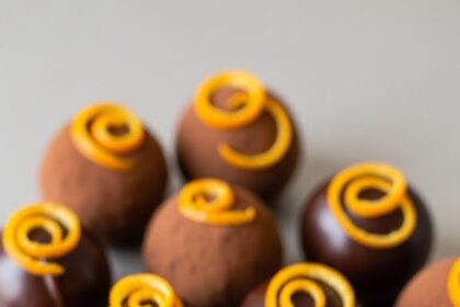 Chocolate Truffles With Orange Zest