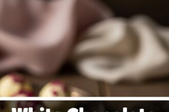 White Chocolate Truffles With Rose Petals