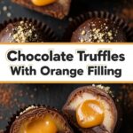 Chocolate Truffles With Orange Filling