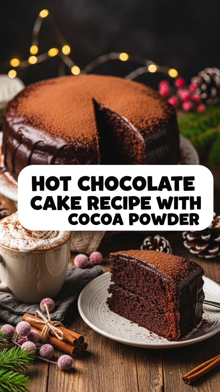 Hot Chocolate Cake Recipe With Cocoa Powder