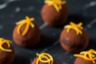 Chocolate Truffles With Citrus Zest