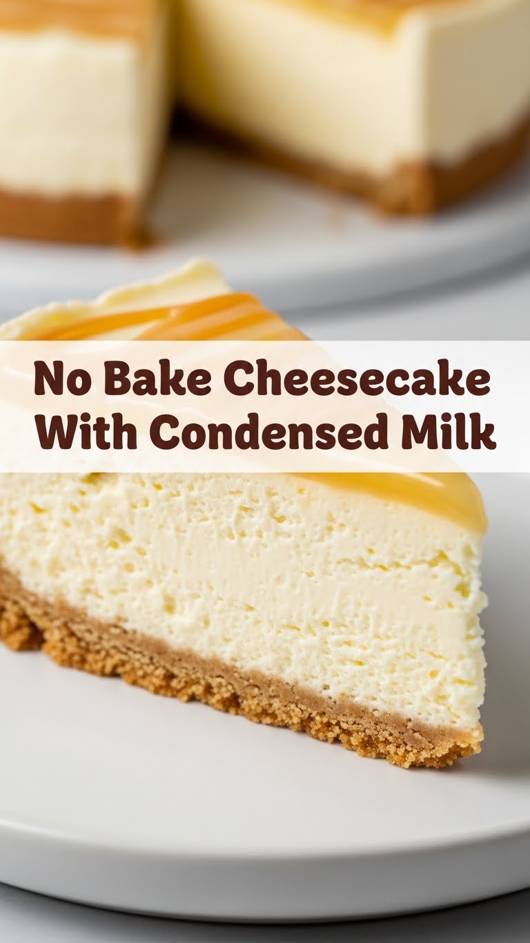 No Bake Cheesecake With Condensed Milk