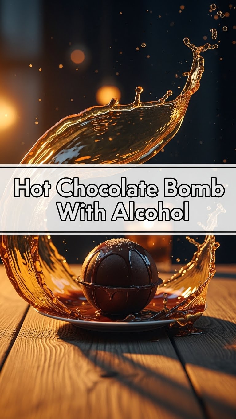 Hot Chocolate Bomb With Alcohol