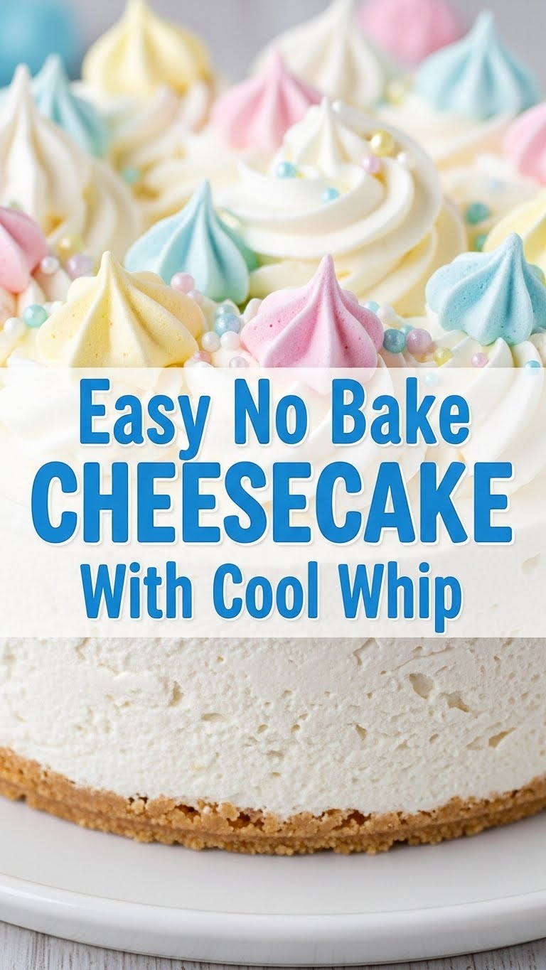 Easy No Bake Cheesecake With Cool Whip