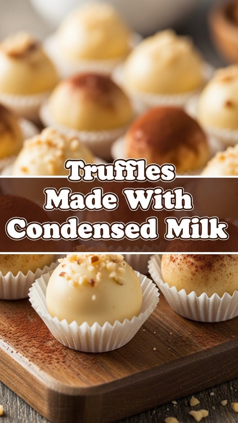 Truffles Made With Condensed Milk