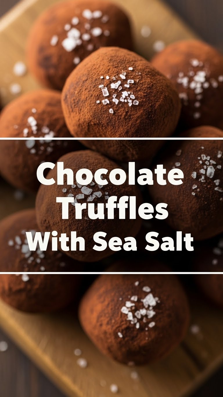 Chocolate Truffles With Sea Salt