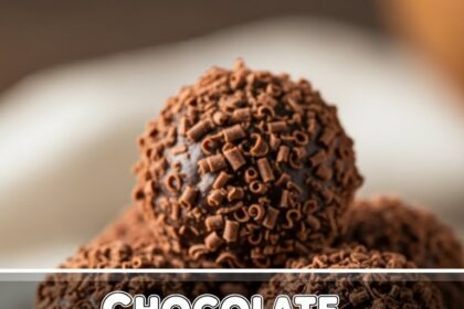Chocolate Truffles With Chocolate Shavings