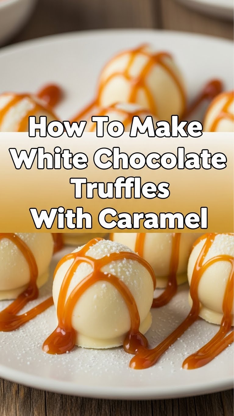 How To Make White Chocolate Truffles With Caramel