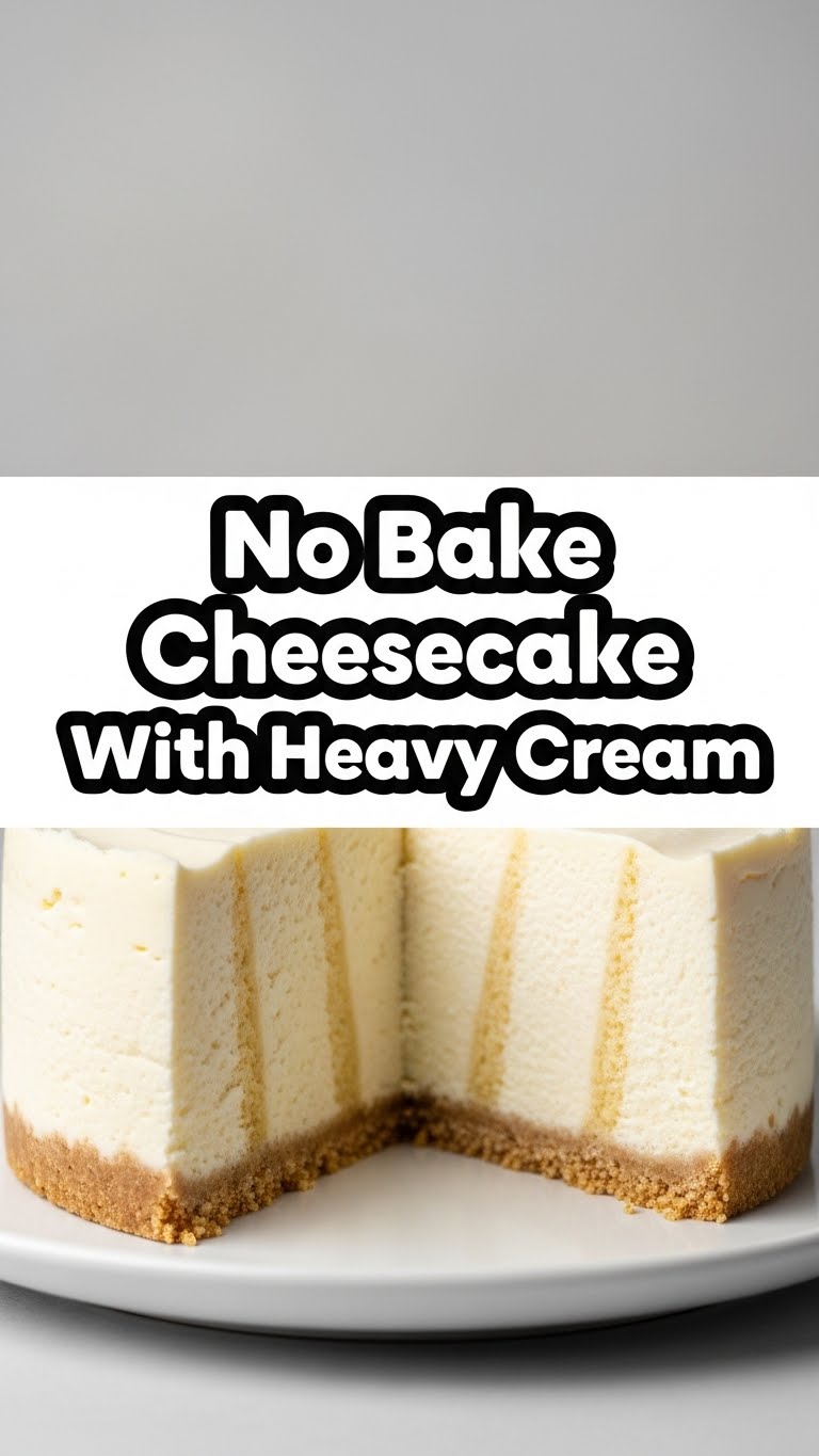 No Bake Cheesecake With Heavy Cream