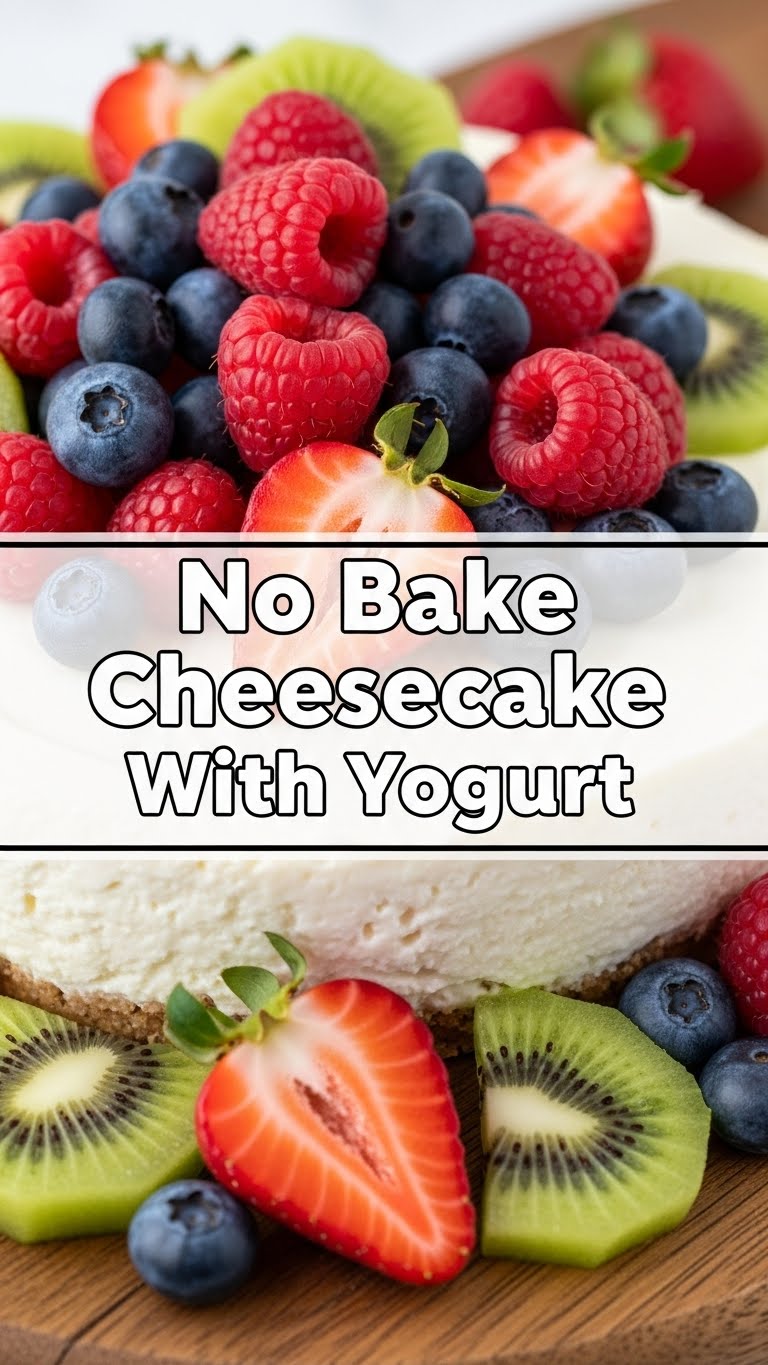 No Bake Cheesecake With Yogurt