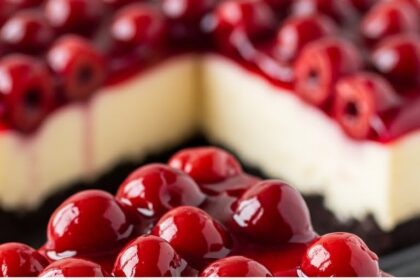 No Bake Cherry Cheesecake With Oreo Crust