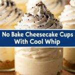 No Bake Cheesecake Cups With Cool Whip
