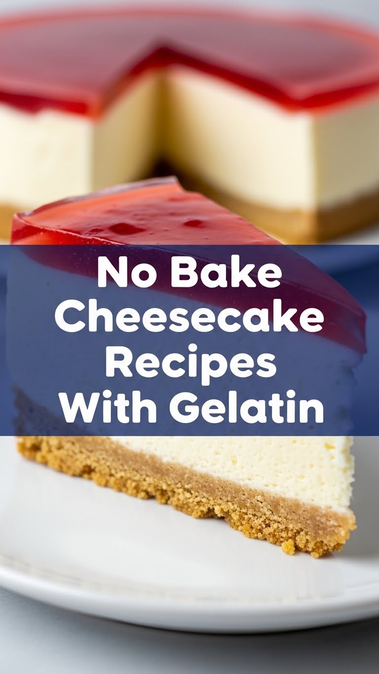 No Bake Cheesecake Recipes With Gelatin