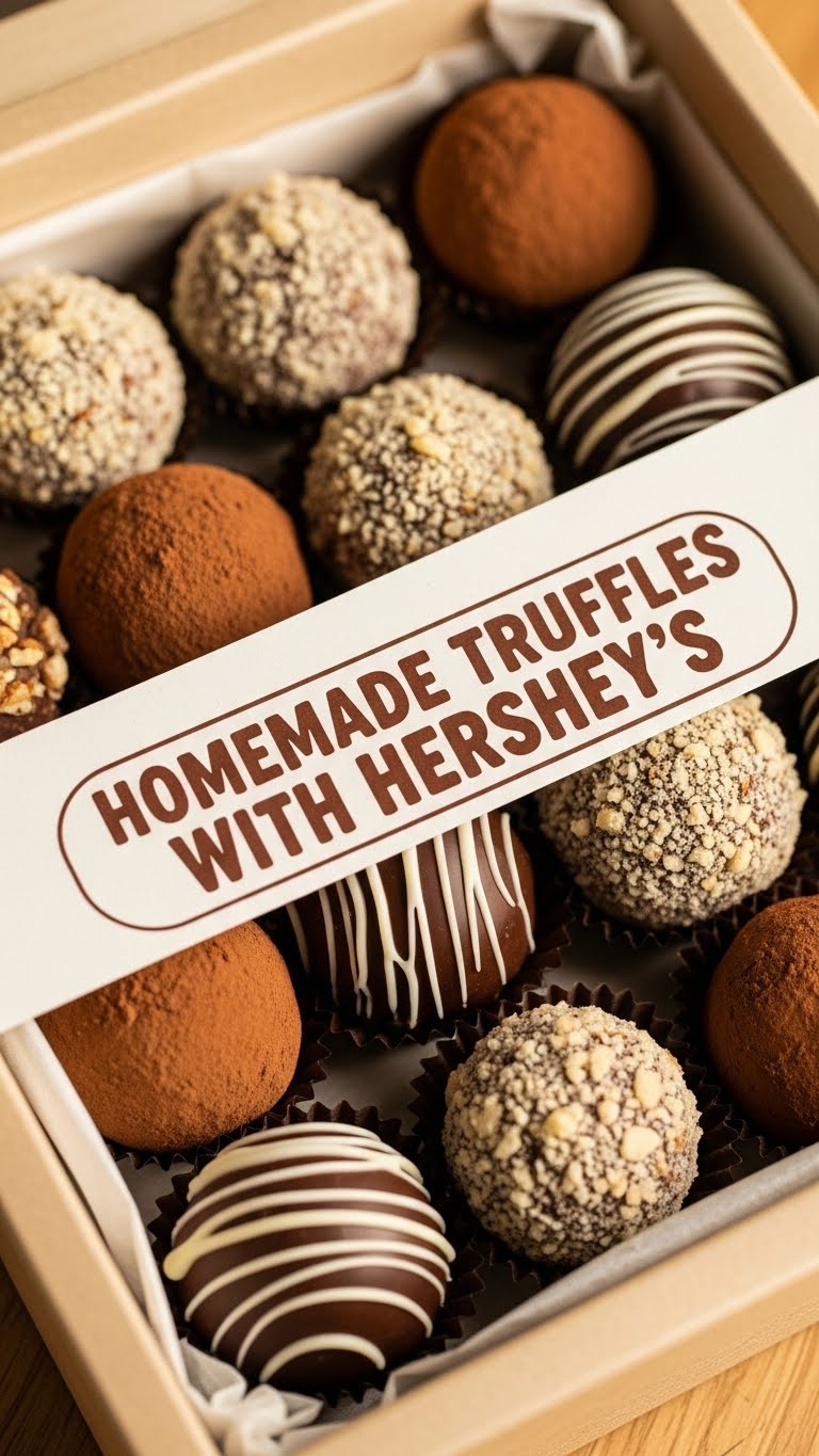Homemade Truffles With Hershey's