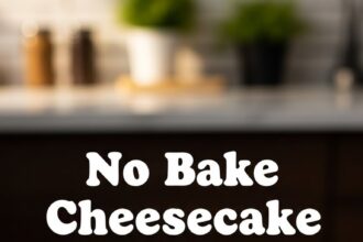 No Bake Cheesecake With Chocolate Ganache