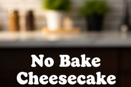 No Bake Cheesecake With Chocolate Ganache