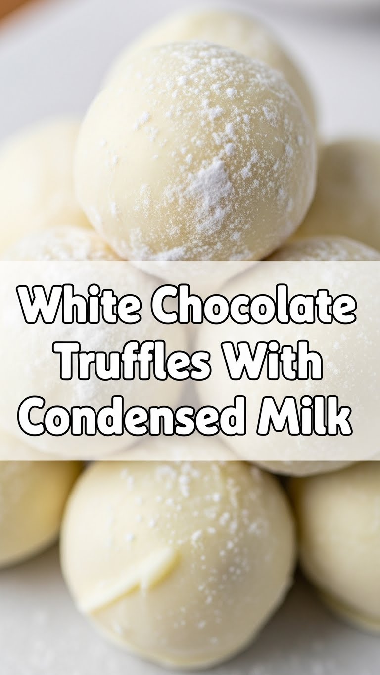 White Chocolate Truffles With Condensed Milk