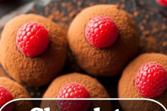 Chocolate Truffles With Raspberries