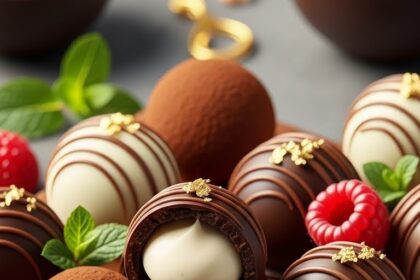 Chocolate-Covered Truffles With Cream Filling