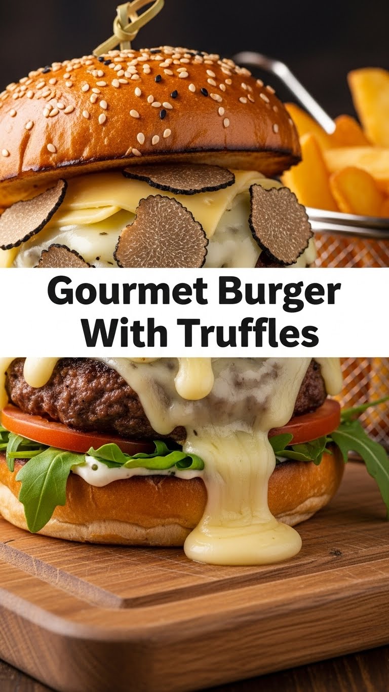 Gourmet Burger With Truffles