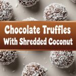 Chocolate Truffles With Shredded Coconut