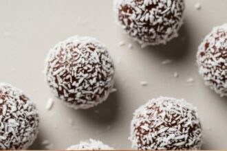 Chocolate Truffles With Shredded Coconut