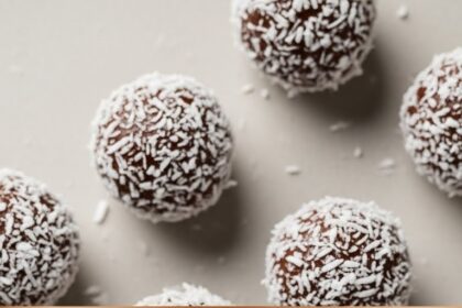 Chocolate Truffles With Shredded Coconut