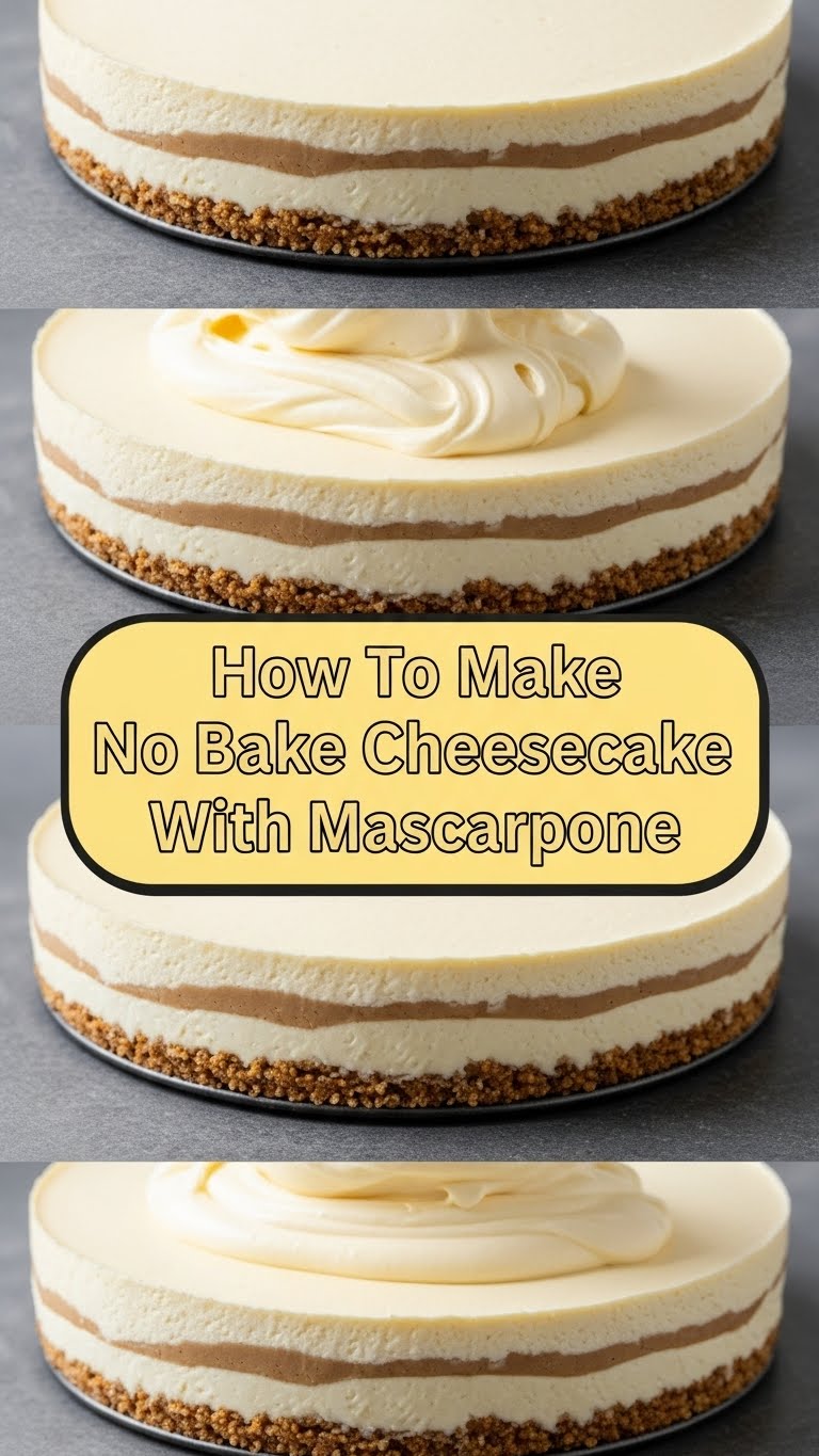 How To Make No Bake Cheesecake With Mascarpone