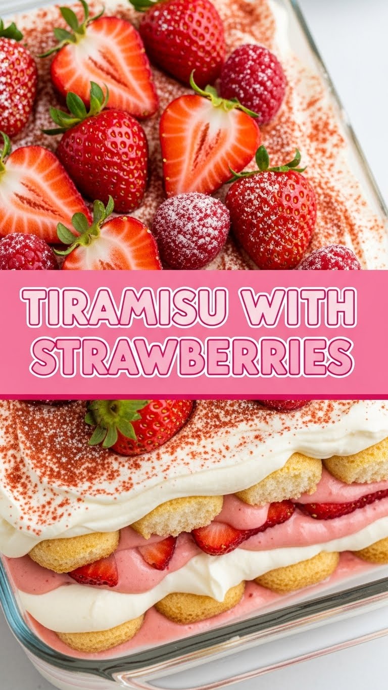 Tiramisu With Strawberries