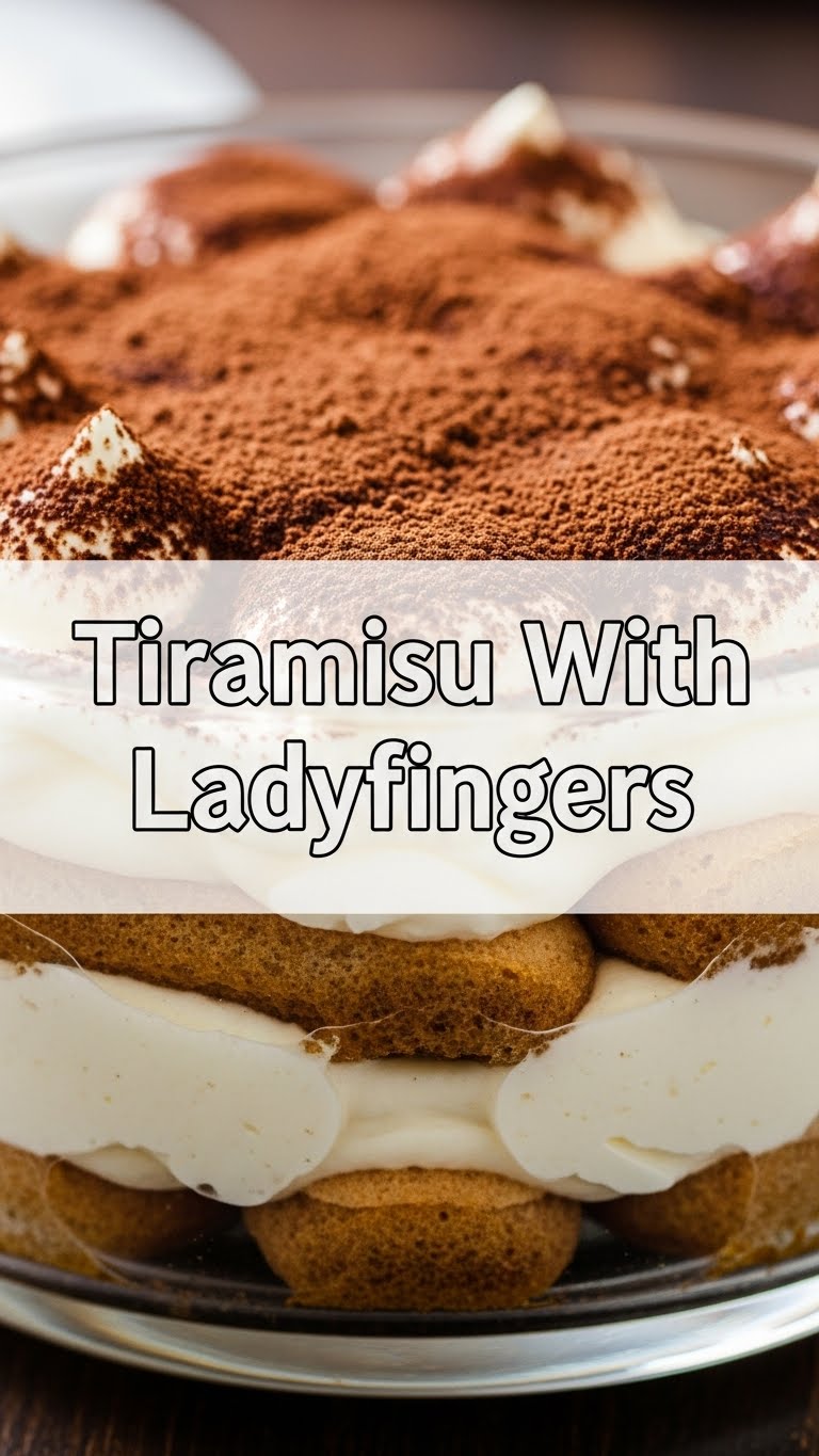 Tiramisu With Ladyfingers