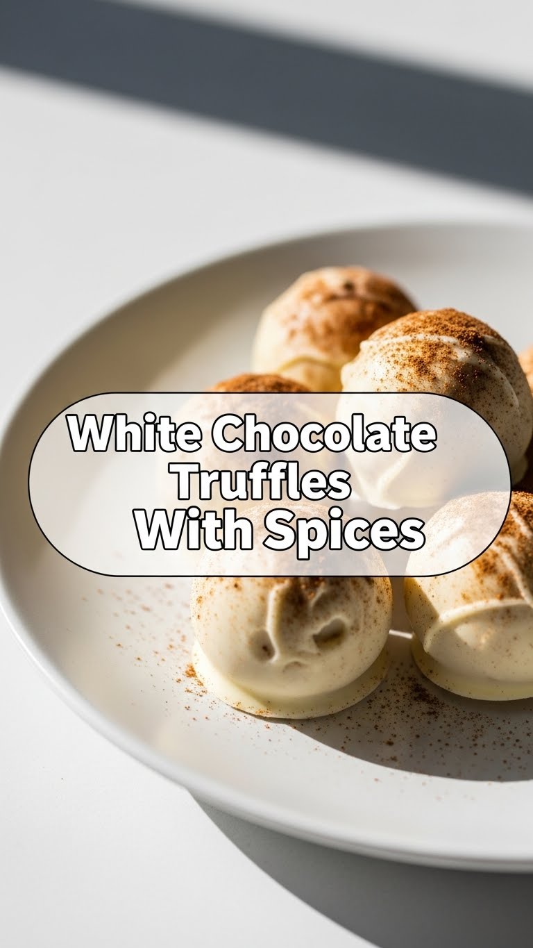 White Chocolate Truffles With Spices