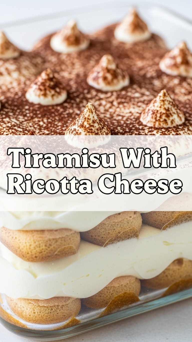 Tiramisu With Ricotta Cheese