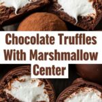 Chocolate Truffles With Marshmallow Center