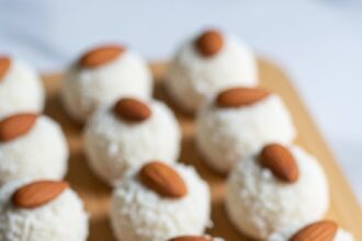 Coconut Truffles With Almonds