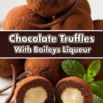 Chocolate Truffles With Baileys Liqueur