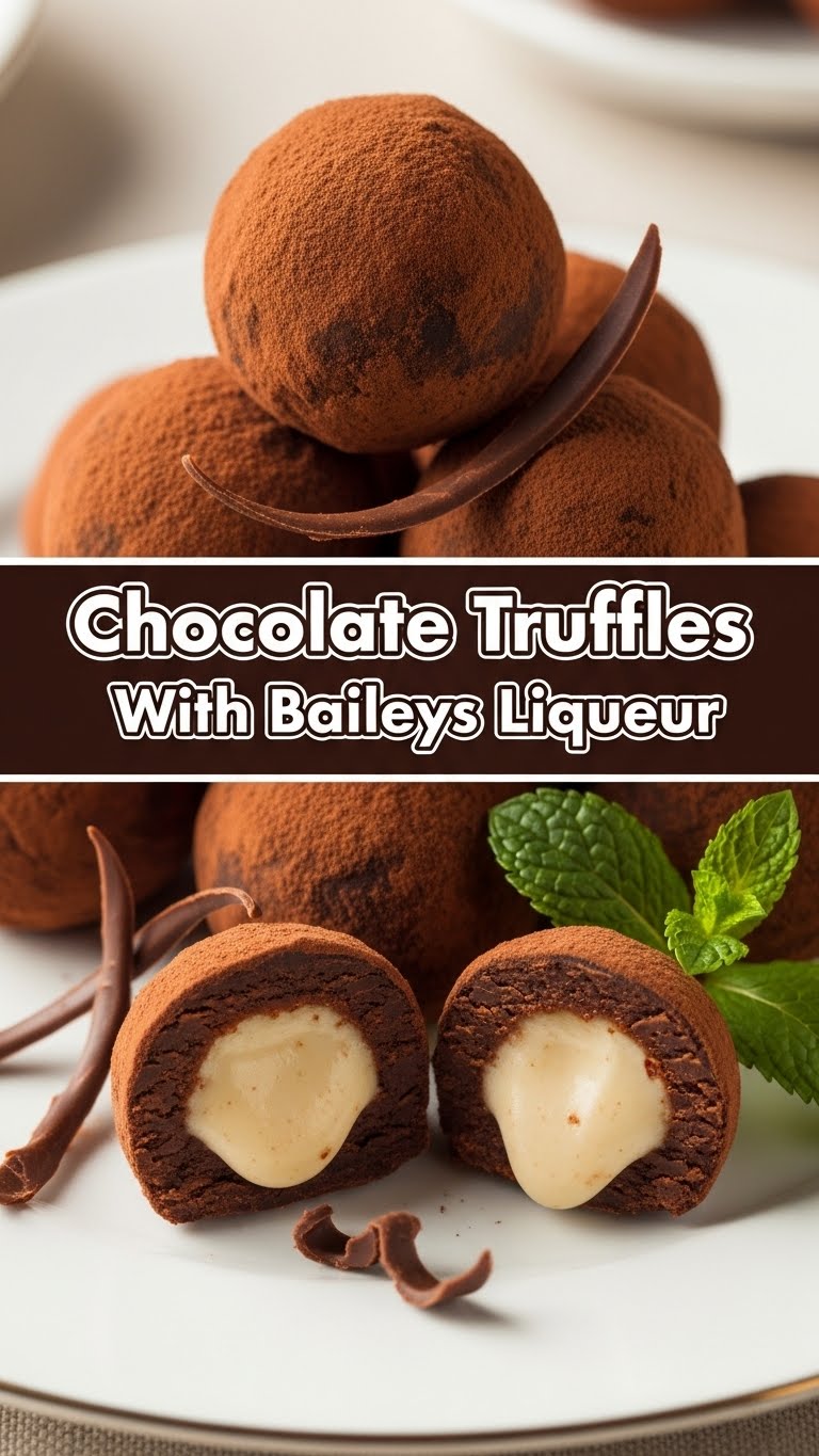 Chocolate Truffles With Baileys Liqueur