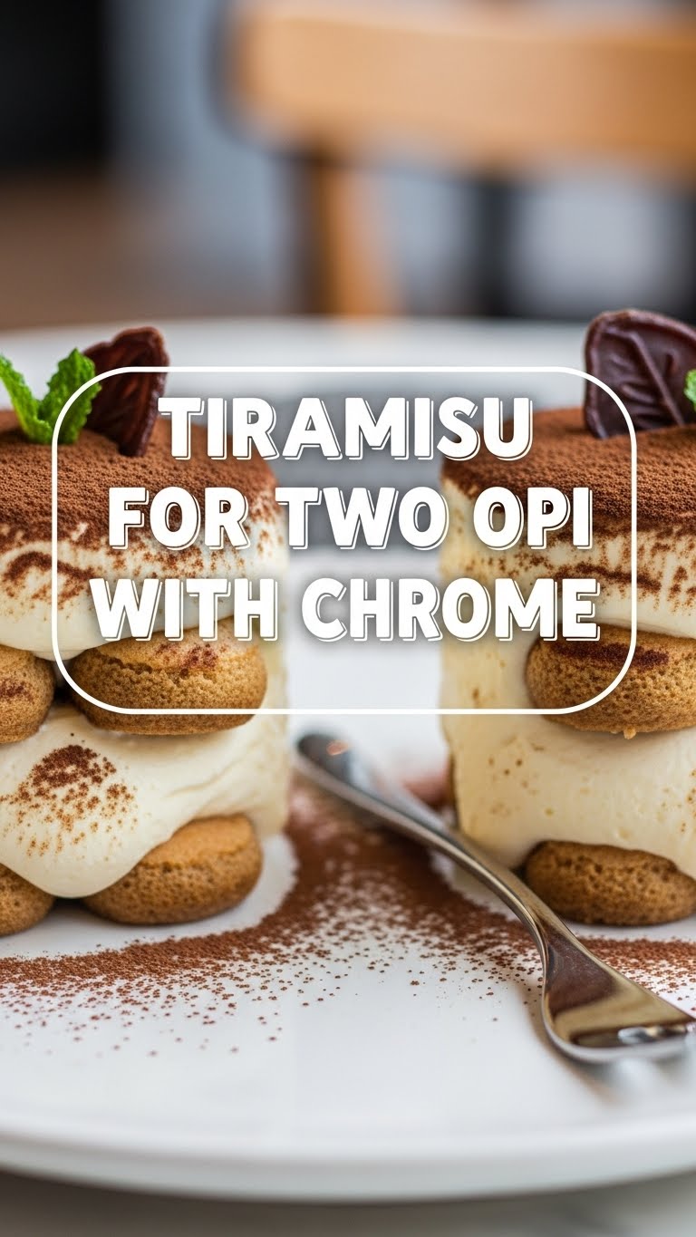 Tiramisu For Two Opi With Chrome