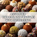 Assorted Chocolate Truffles With Ingredients