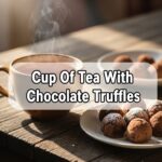 Cup Of Tea With Chocolate Truffles