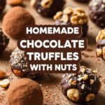 Homemade Chocolate Truffles With Nuts