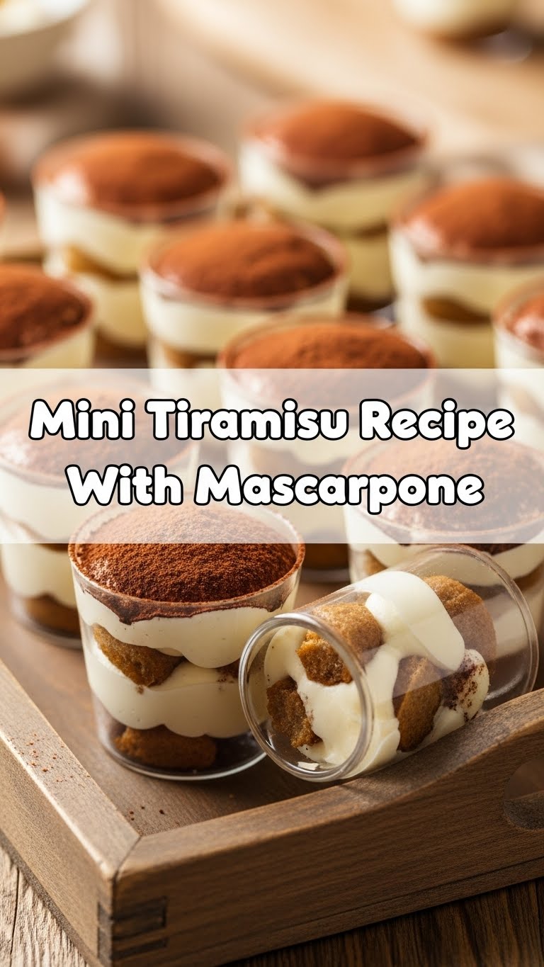 Mini Tiramisu Recipe With Mascarpone