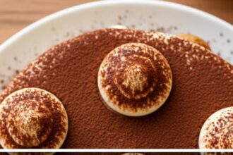 Tiramisu With Cocoa Topping