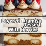 Layered Tiramisu Dessert With Berries