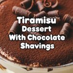 Tiramisu Dessert With Chocolate Shavings