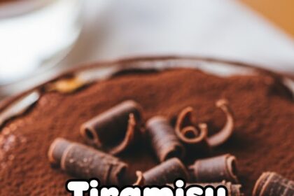 Tiramisu Dessert With Chocolate Shavings