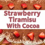 Strawberry Tiramisu With Cocoa