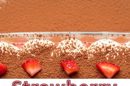 Strawberry Tiramisu With Cocoa