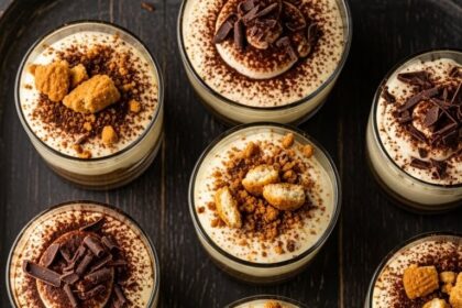 Mini Tiramisu Cups With Cookies