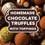 Homemade Chocolate Truffles With Toppings