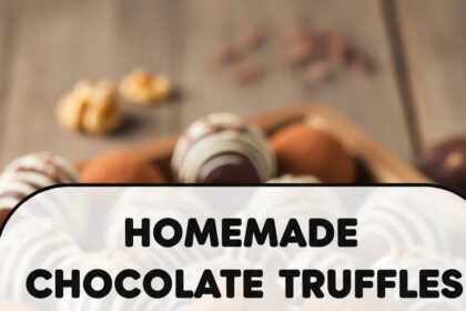 Homemade Chocolate Truffles With Walnuts